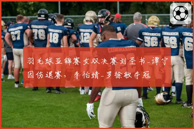 羽毛球亚锦赛女双决赛刘圣书_谭宁因伤退赛,李怡婧_罗徐敏夺冠